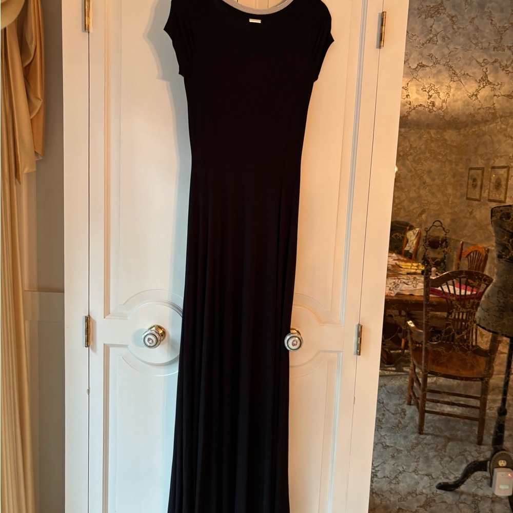 Michael Kors Black Casual Sheath Dress with Peter Pan Collar - Picture 8 of 8